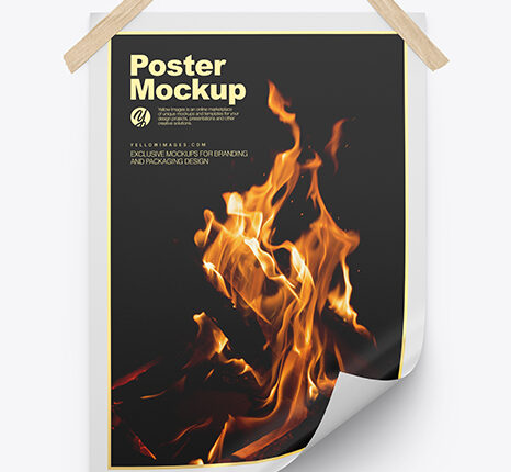 موکاپ پوستر جذاب و زیبا   Poster Mockup
