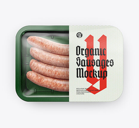 موکاپ بسته بندی محصولات غذایی   Plastic Food products Mockup 