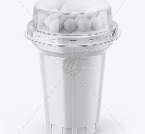 موکاپ لیوان آیس پک   Plastic Cup Mockup