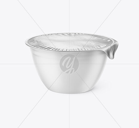 موکاپ بسته بندی بستنی لیوانی   Plastic Cup Mockup