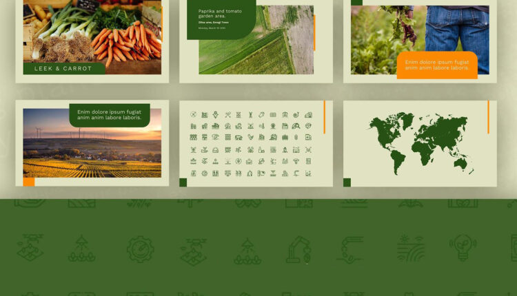 قالب آماده اسلاید پاورپوینت کشاورزی    Plantation Powerpoint