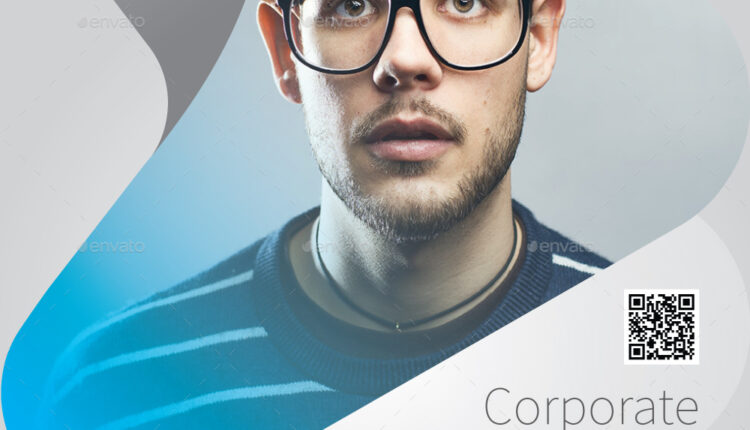 فایل لایه باز تراکت و پوستر شرکت تجاری   Corporate Flyer