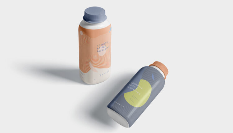 موکاپ بسته بندی لوازم آرایشی و بهداشتی   Cosmetic Bottle Mockups
