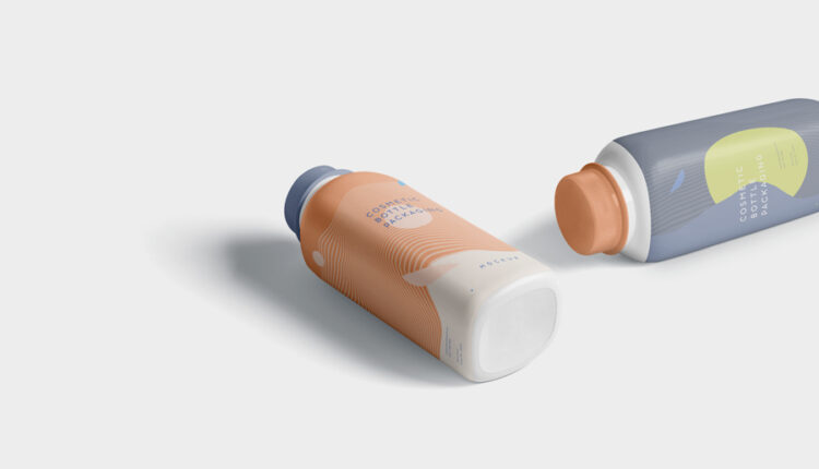 موکاپ بسته بندی لوازم آرایشی و بهداشتی   Cosmetic Bottle Mockups