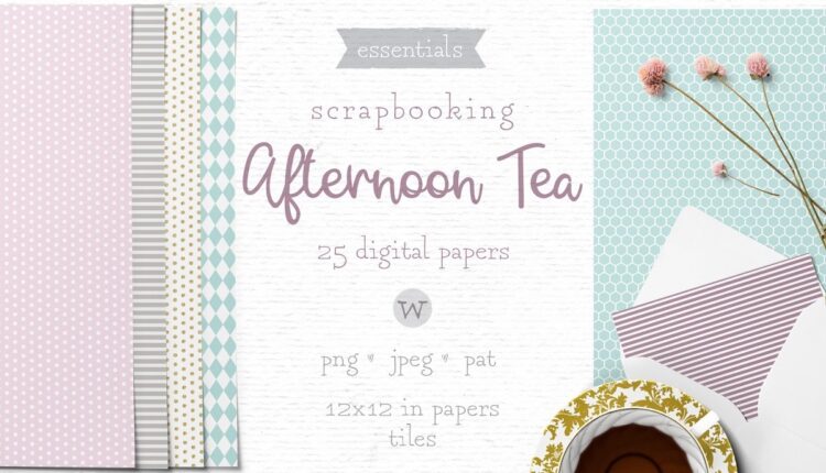 پترن های هندسی کاغذی   Geometric Digital Papers