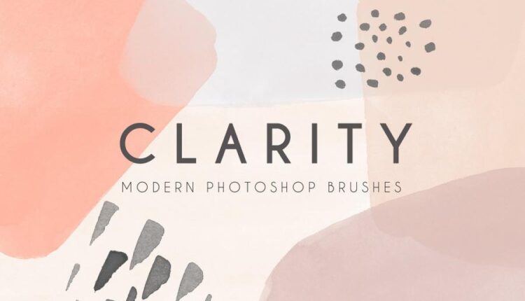 براش های مدرن برای فتوشاپ   Clarity Modern Brushes