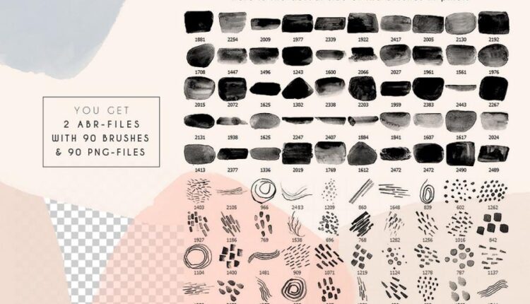 براش های مدرن برای فتوشاپ   Clarity Modern Brushes