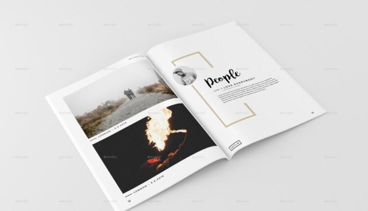 فایل لایه باز پورتفولیو عکاسی   Portfolio Photography Brochure