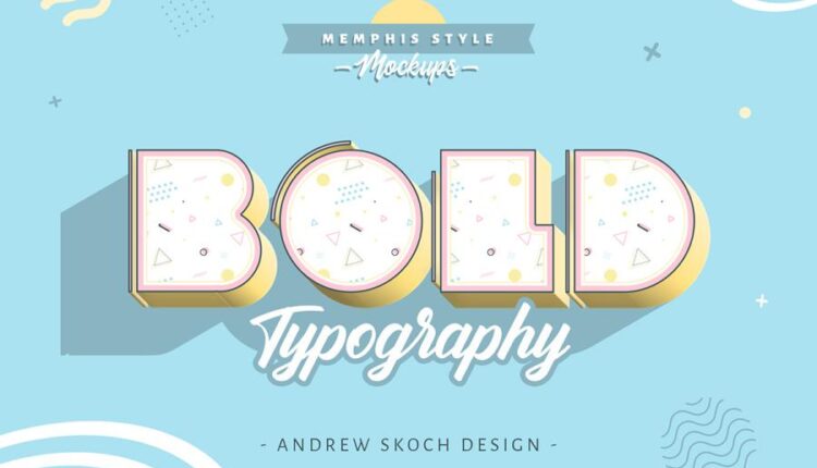 استایل سه بعدی نوشته برای فتوشاپ   Style Text Effects