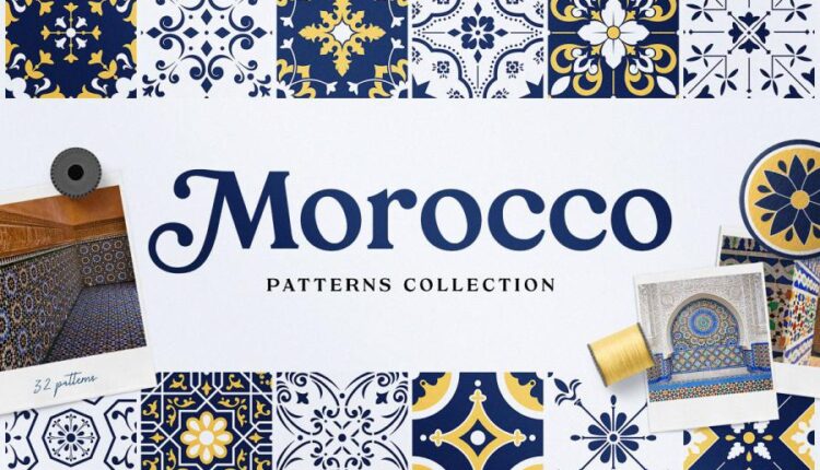 نقوش اسلیمی مراکش   Moroccan Patterns