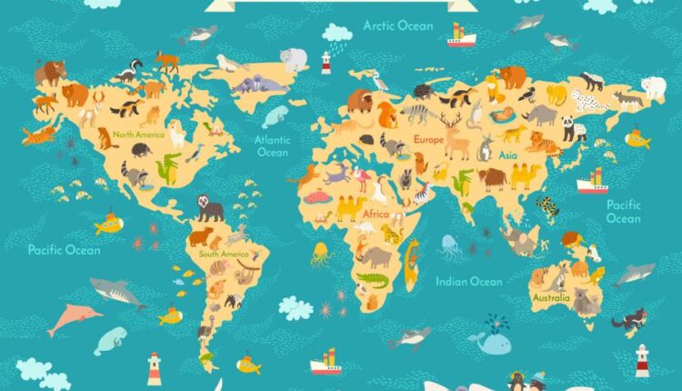 وکتور های مختلف و کاربردی از نقشه جهان   Vectors Different Maps