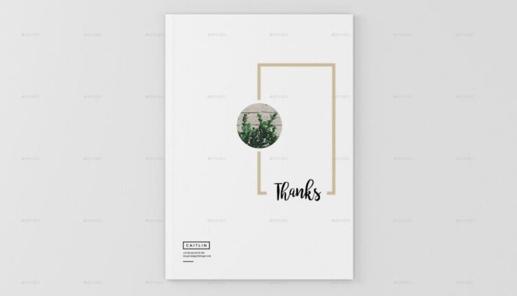 فایل لایه باز پورتفولیو عکاسی   Portfolio Photography Brochure