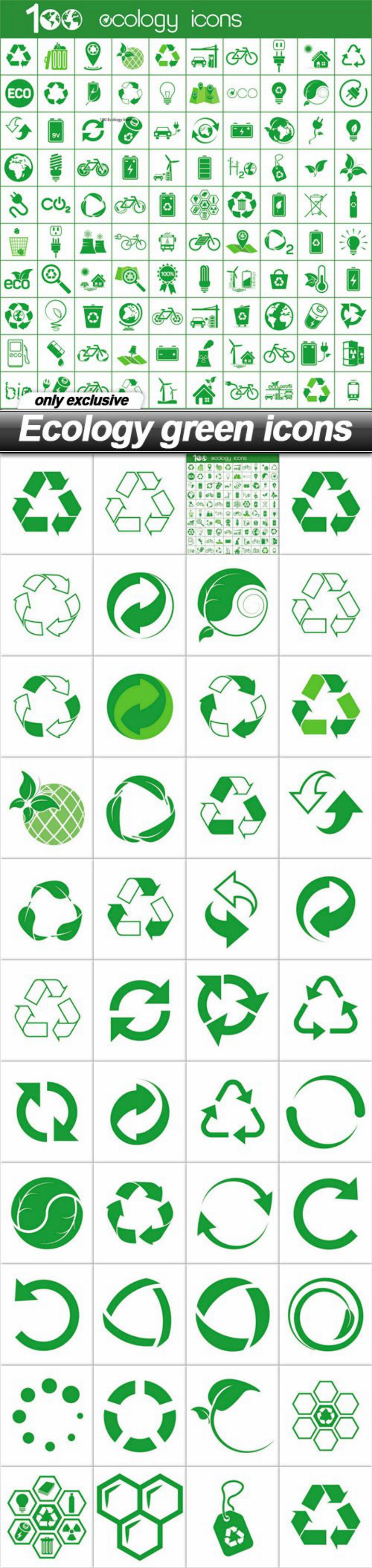 100 آیکون محیط زیست 100 ecology icons