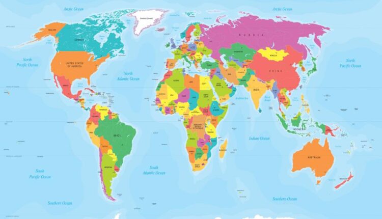 وکتور های مختلف و کاربردی از نقشه جهان   Vectors Different Maps