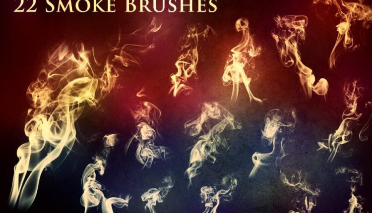 براش دود برای فتوشاپ   Smoke Photoshop Brushes