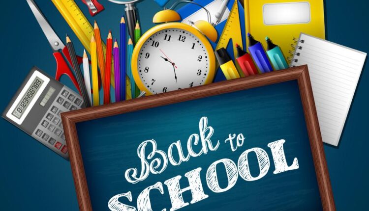 وکتور لوازم التحریر مدرسه   School Vector