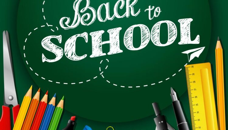 وکتور لوازم التحریر مدرسه   School Vector