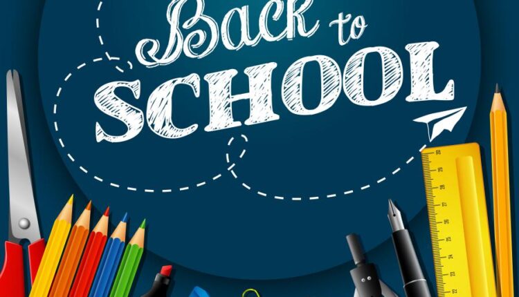 وکتور لوازم التحریر مدرسه   School Vector