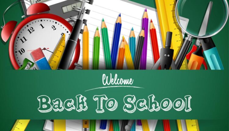 وکتور لوازم التحریر مدرسه   School Vector