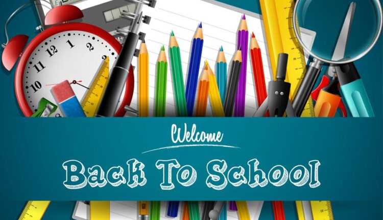 وکتور لوازم التحریر مدرسه   School Vector