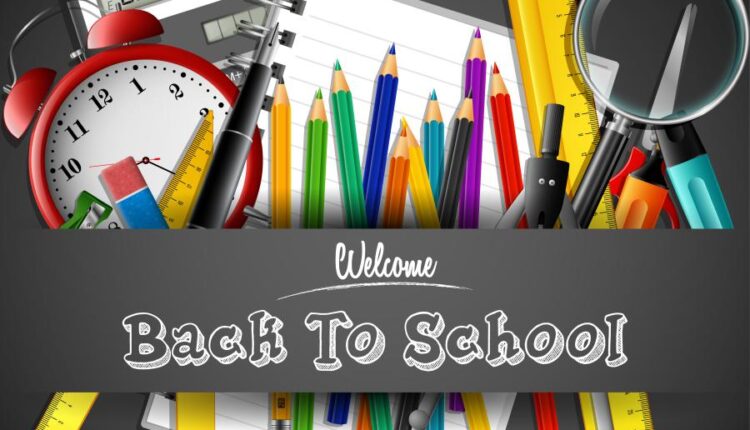 وکتور لوازم التحریر مدرسه   School Vector