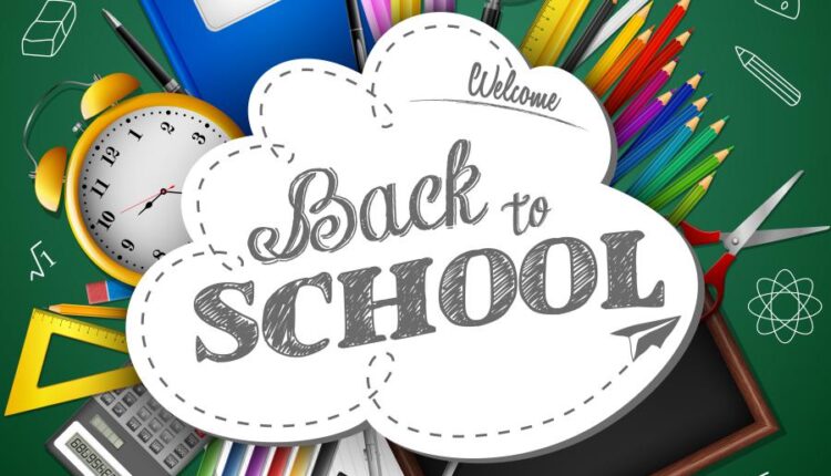 وکتور لوازم التحریر مدرسه   School Vector