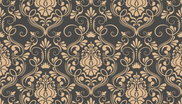 وکتور نقوش اسلیمی قاب و پس زمینه   Frame and Ornament