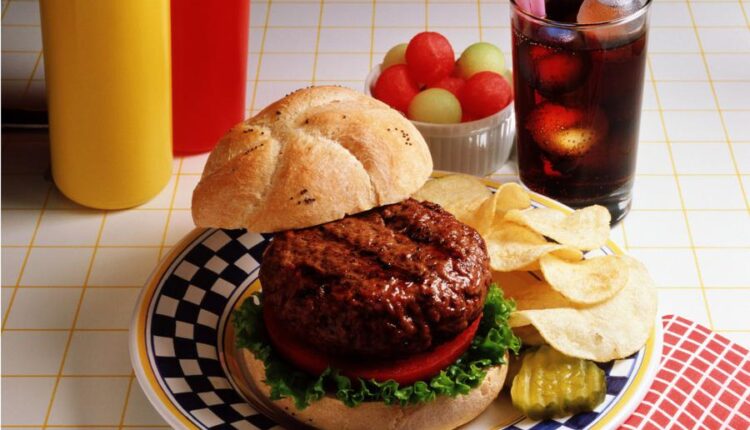 عکس زمینه همبرگر