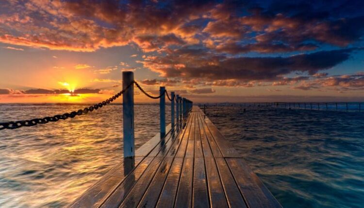 تصویر زمینه غروب