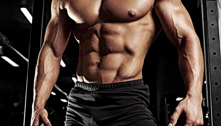 عکس استوک بدنسازی   Bodybuilder in the gym