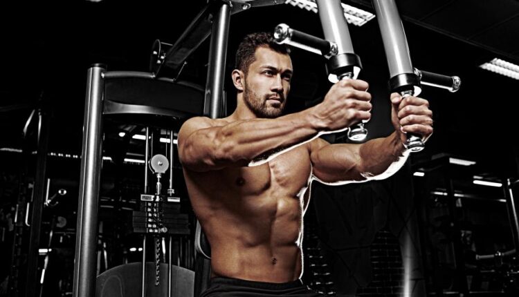 عکس استوک بدنسازی   Bodybuilder in the gym