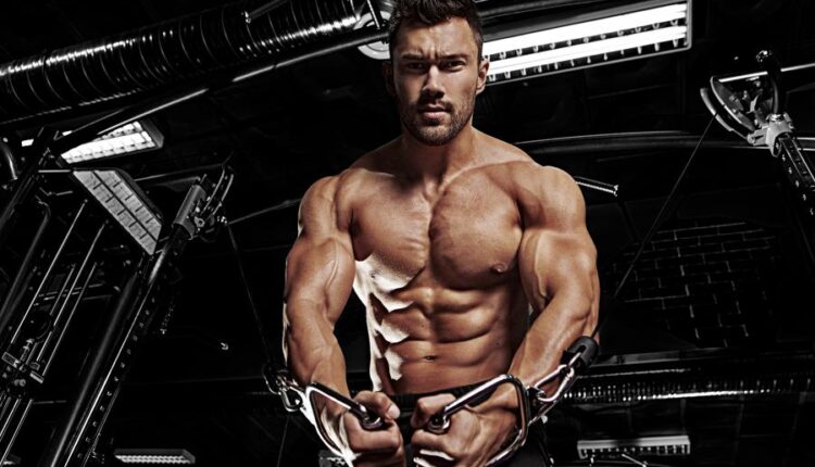 عکس استوک بدنسازی   Bodybuilder in the gym