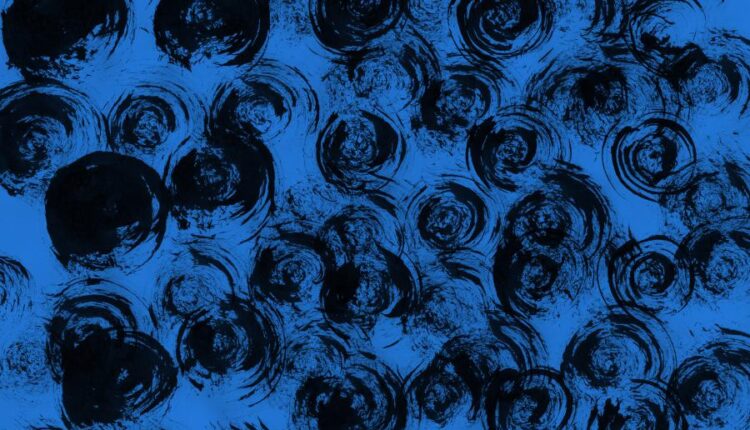 30 تکسچر انتزاعی مرکب   Blue Abstract Ink Textures