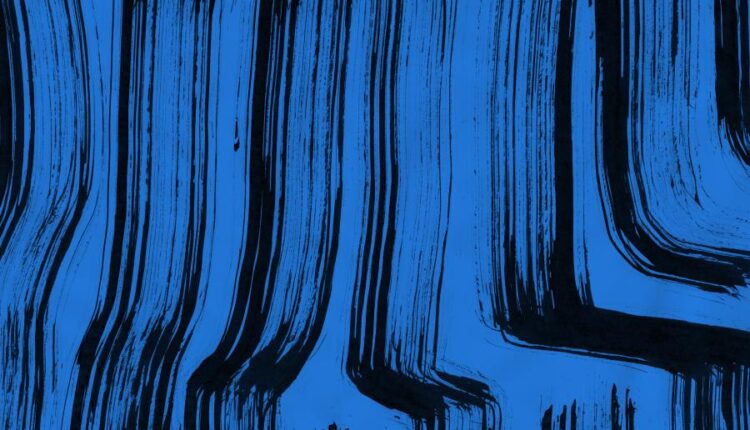 30 تکسچر انتزاعی مرکب   Blue Abstract Ink Textures