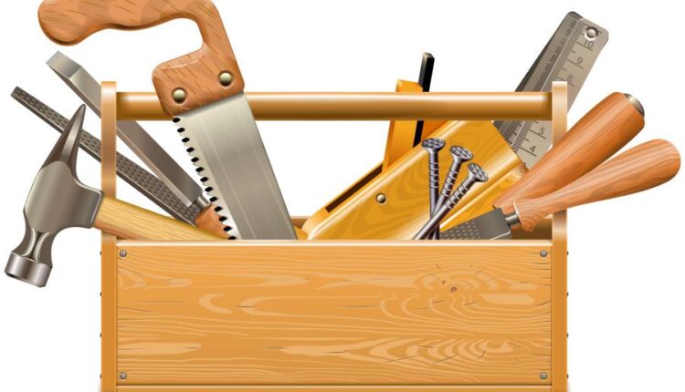 وکتور های جعبه و ابزار ساخت و ساز    construction tools for work