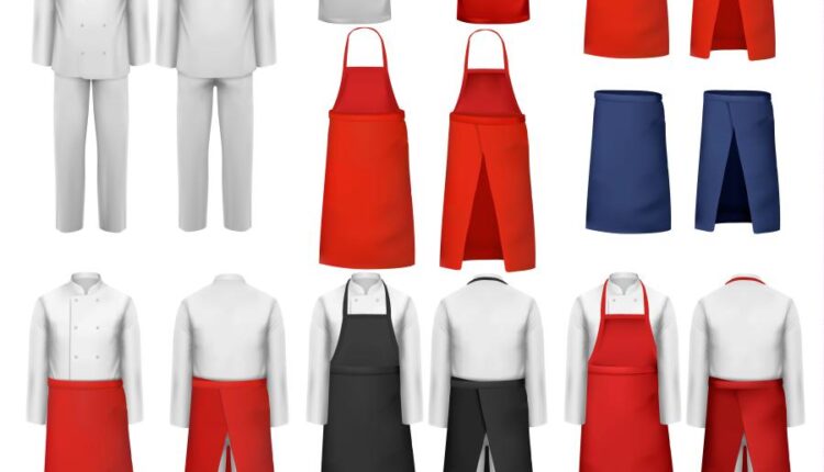 وکتور یونیفرم لباس بیمارستان و سرآشپز   chef and health uniform