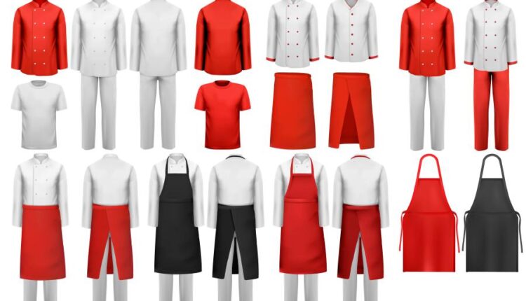 وکتور یونیفرم لباس بیمارستان و سرآشپز   chef and health uniform