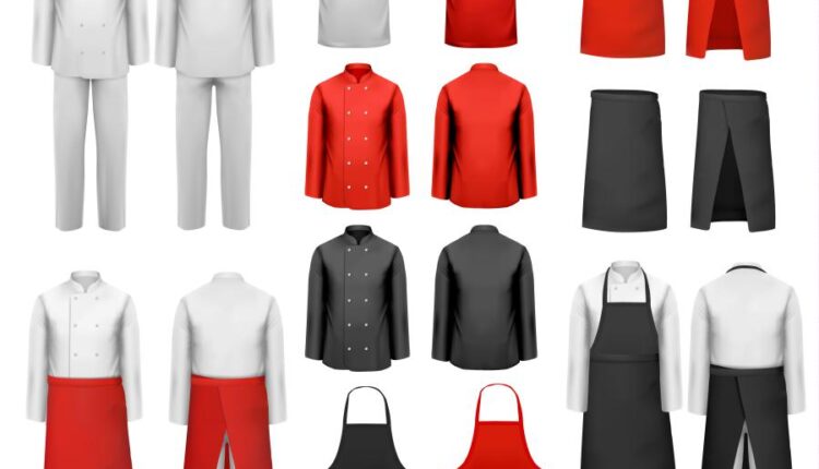 وکتور یونیفرم لباس بیمارستان و سرآشپز   chef and health uniform