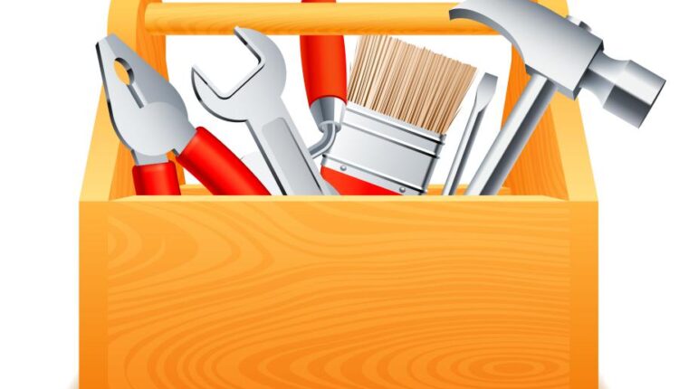 وکتور های جعبه و ابزار ساخت و ساز    construction tools for work