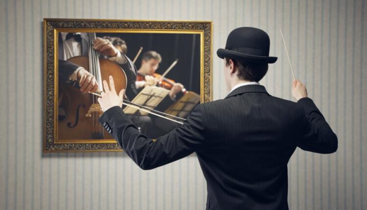 عکس استوک رهبر ارکستر   symphonic orchestra of opera