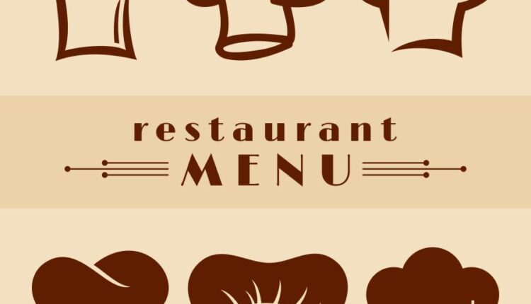 طرح روی جلد منوی رستوران و فست فود   Menu food vector