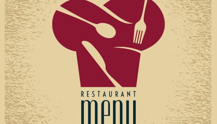 طرح روی جلد منوی رستوران و فست فود   Menu food vector