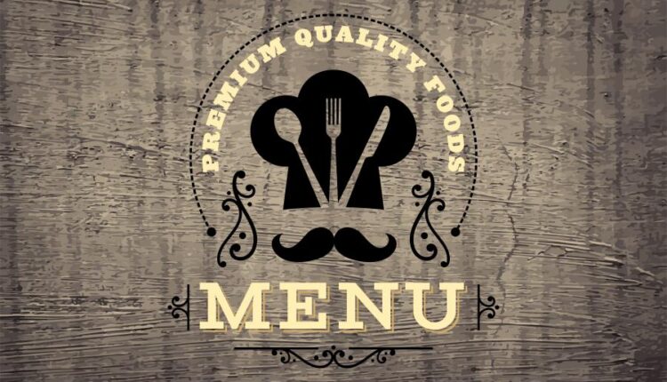 طرح روی جلد منوی رستوران و فست فود   Menu food vector