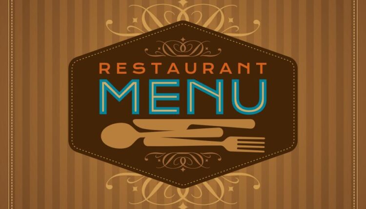 طرح روی جلد منوی رستوران و فست فود   Menu food vector