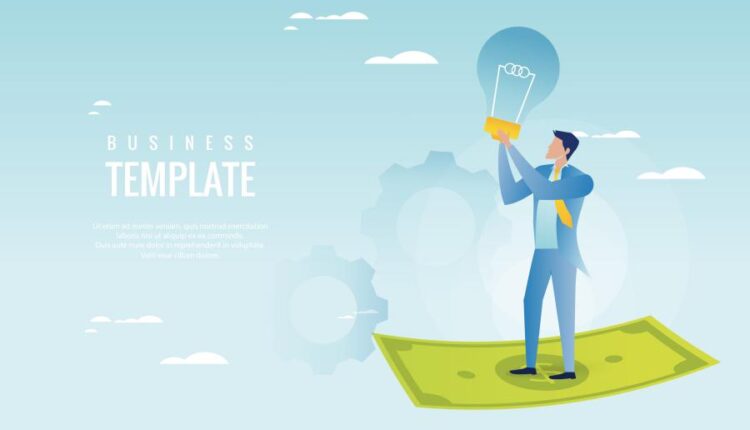 تصویر سازی وکتوری با موضوع تجارت   Business Illustration