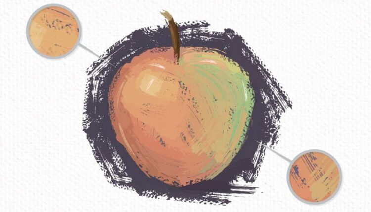 براش تکنیک رنگ و روغن برای ایلوستریتور   Oil Paint Brushes