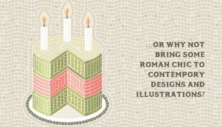 براش موزاییک برای ایلوستریتور   Mosaic Brushes & Patterns