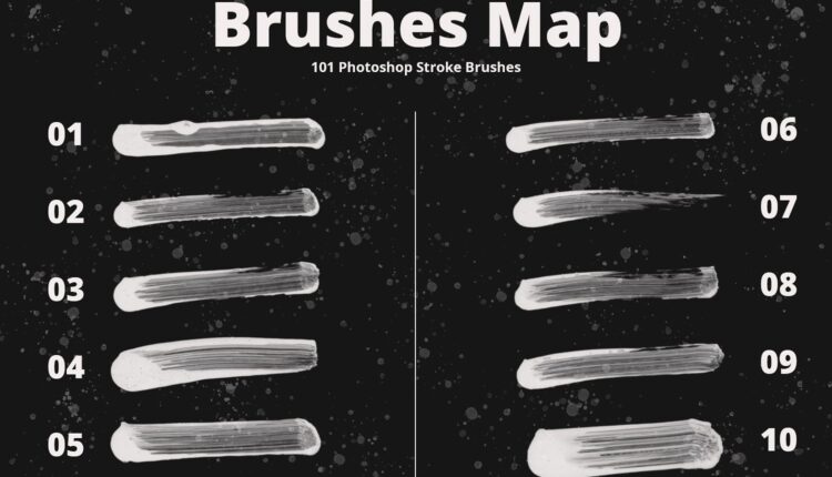 101 براش نقاشی فتوشاپ   101 Photoshop Paint Brushes