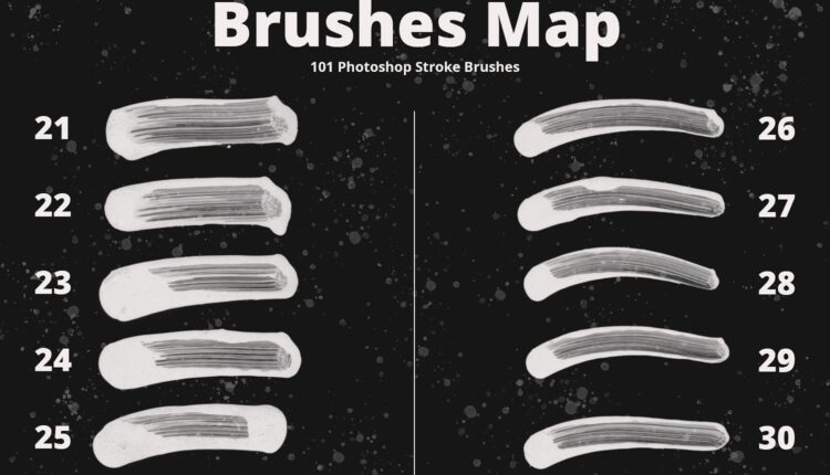 101 براش نقاشی فتوشاپ   101 Photoshop Paint Brushes