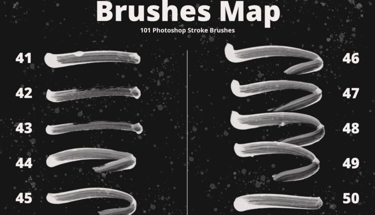 101 براش نقاشی فتوشاپ   101 Photoshop Paint Brushes